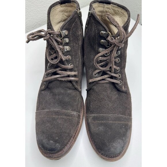 Freebird By Steven Men's Nate Brown Leather Boots Size 10 - Picture 1 of 14